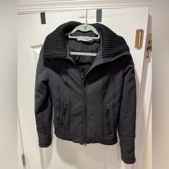 STELLA MCCARTNEY ADIDAS PRIMALOFT LADIES BLACK JACKET-S - Picture 1 of 12
